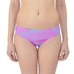 Perfect Hot Pink And Light Blue Rose Detail Hipster Bikini Bottoms by myrubiogarden