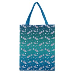 Under The Pea Paisley Pattern Classic Tote Bag