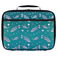 Under The Pea Paisley Pattern Full Print Lunch Bag by emilyzragz