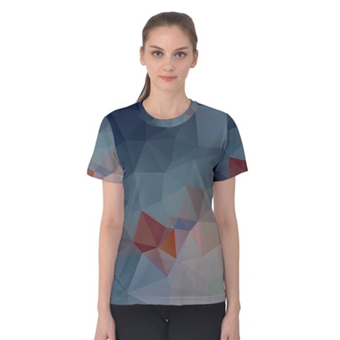 Triangle Geometry Trigonometry Women s Cotton Tee by Mariart