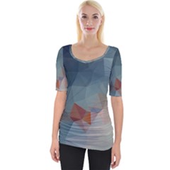 Triangle Geometry Trigonometry Wide Neckline Tee