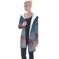 Triangle Geometry Trigonometry Longline Hooded Cardigan