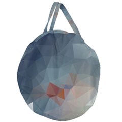 Triangle Geometry Trigonometry Giant Round Zipper Tote