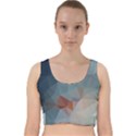 Triangle Geometry Trigonometry Velvet Racer Back Crop Top View1