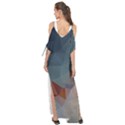 Triangle Geometry Trigonometry Maxi Chiffon Cover Up Dress View2