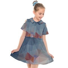 Triangle Geometry Trigonometry Kids  Short Sleeve Shirt Dress