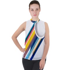 Vector Geometric Polygons And Circles Sleeveless Top