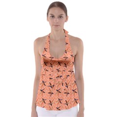 Starfish And Sea Shells Final Babydoll Tankini Top