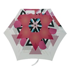 Geometric Line Patterns Mini Folding Umbrellas by Mariart