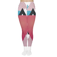 Geometric Line Patterns Tights by Mariart