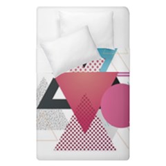 Geometric Line Patterns Duvet Cover Double Side (single Size) by Mariart