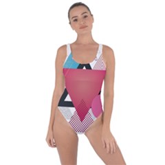 Geometric Line Patterns Bring Sexy Back Swimsuit by Mariart