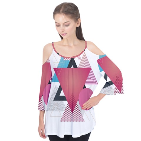 Geometric Line Patterns Flutter Tees by Mariart