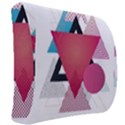 Geometric Line Patterns Back Support Cushion View2