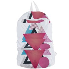 Geometric Line Patterns Foldable Lightweight Backpack by Mariart