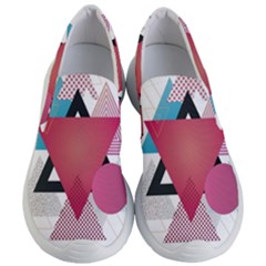 Geometric Line Patterns Women s Lightweight Slip Ons by Mariart