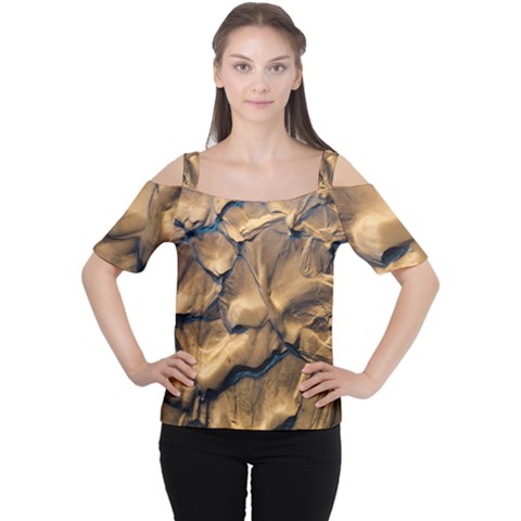 Mud Muddy Cutout Shoulder Tee by Mariart