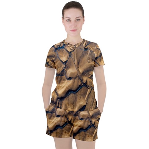 Mud Muddy Women s Tee And Shorts Set by Mariart