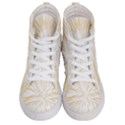 Yellow Firework Transparent Men s Hi-Top Skate Sneakers View1