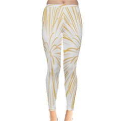 Yellow Firework Transparent Inside Out Leggings