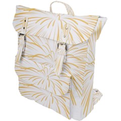 Yellow Firework Transparent Buckle Up Backpack