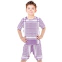 Purple Geometric Headdress Kid s Set View1