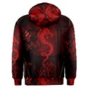 Wonderful Red Chinese Dragon Men s Overhead Hoodie View2