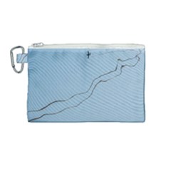 Airplane Airplanes Blue Sky Canvas Cosmetic Bag (medium)