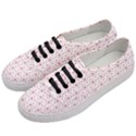 Pattern Christmas Pattern Red Stars Women s Classic Low Top Sneakers View2