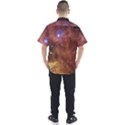 Cosmic Astronomy sky with stars orange brown and yellow Men s Short Sleeve Shirt View2