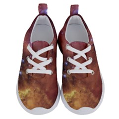 Cosmic Astronomy Sky With Stars Orange Brown And Yellow Kids  Lightweight Running Shoes