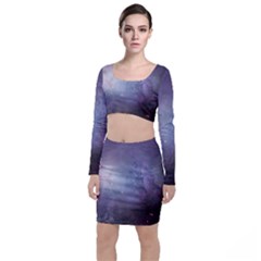 Orion Nebula Pastel Violet Purple Turquoise Blue Star Formation Top And Skirt Sets by genx