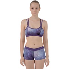 Orion Nebula Pastel Violet Purple Turquoise Blue Star Formation Perfect Fit Gym Set by genx