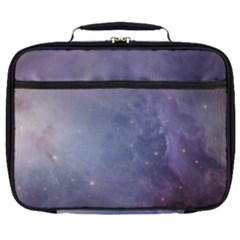 Orion Nebula Pastel Violet Purple Turquoise Blue Star Formation Full Print Lunch Bag by genx