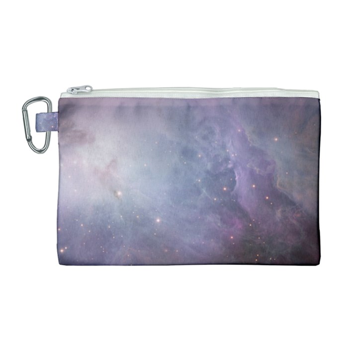 Orion Nebula pastel violet purple turquoise blue star formation Canvas Cosmetic Bag (Large)