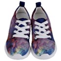 Lagoon Nebula Interstellar Cloud Pastel pink, turquoise and yellow stars Kids  Lightweight Sports Shoes View1