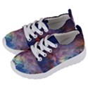 Lagoon Nebula Interstellar Cloud Pastel pink, turquoise and yellow stars Kids  Lightweight Sports Shoes View2