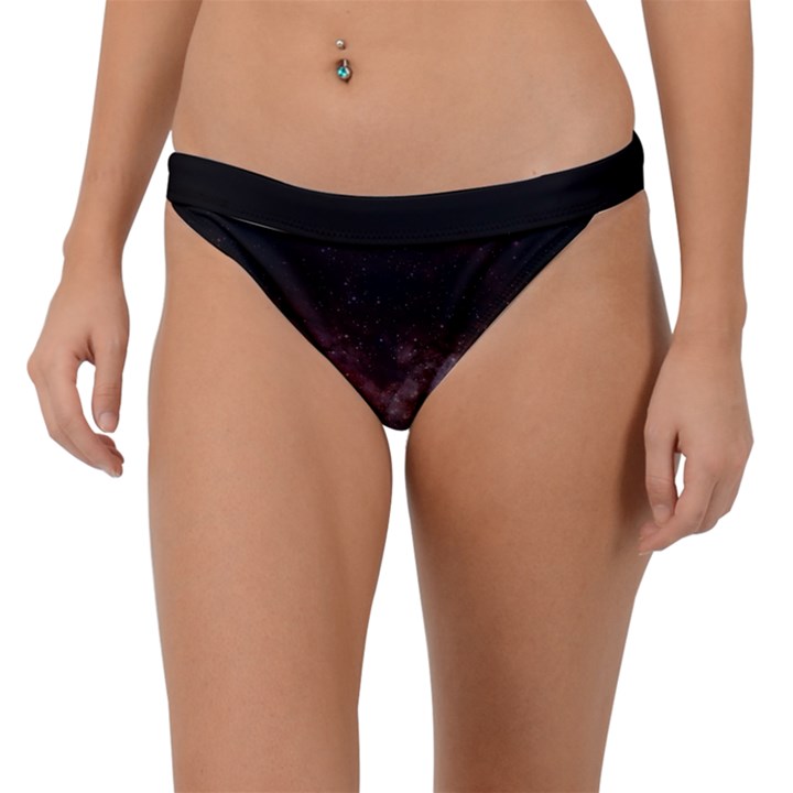 Eagle Nebula Wine Pink and Purple pastel Stars Astronomy Band Bikini Bottom