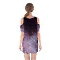 Eagle Nebula Wine Pink and Purple pastel Stars Astronomy Shoulder Cutout One Piece Dress View2