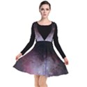 Eagle Nebula Wine Pink and Purple pastel Stars Astronomy Plunge Pinafore Dress View1