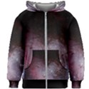 Eagle Nebula Wine Pink and Purple pastel Stars Astronomy Kids Zipper Hoodie Without Drawstring View1