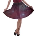 Christmas Tree cluster red stars nebula constellation Astronomy A-line Skater Skirt View1