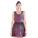 Christmas Tree cluster red stars nebula constellation Astronomy Scoop Neck Skater Dress View1