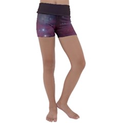 Christmas Tree Cluster Red Stars Nebula Constellation Astronomy Kids  Lightweight Velour Yoga Shorts