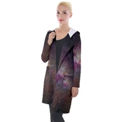 Orion Nebula Star Formation Orange Pink Brown Pastel Constellation Astronomy Hooded Pocket Cardigan by genx