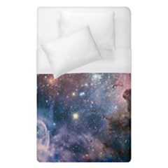 Carina Nebula Ngc 3372 The Grand Nebula Pink Purple And Blue With Shiny Stars Astronomy Duvet Cover (single Size) by genx