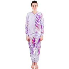 Colorful Butterfly Purple Onepiece Jumpsuit (ladies)  by Mariart