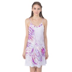 Colorful Butterfly Purple Camis Nightgown by Mariart