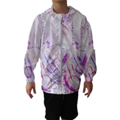 Colorful Butterfly Purple Hooded Windbreaker (kids) by Mariart