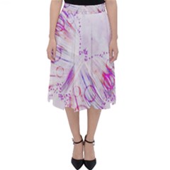 Colorful Butterfly Purple Classic Midi Skirt by Mariart